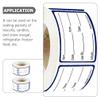 2 Rolls Date Stick Label Blank Food Label Stickers for Food Freezer Refrigerator Freezer Sticker Storage Bottles Movable Paper Applique view 3