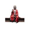 QQWW Buddha Statue Ceramic Ksitigarbha Zen Buddha Decoration Sitting Buddha Living Room Study Tea Room Zen Lighting Crafts (Color : C) view 1