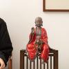 QQWW Buddha Statue Ceramic Ksitigarbha Zen Buddha Decoration Sitting Buddha Living Room Study Tea Room Zen Lighting Crafts (Color : C) view 2