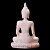 QQWW Buddha Statue Zen Buddha Meditating Peace Harmony Statue Sandstone Sitting Buddha Home Decor Crafts Creative Gift (Color : White) view 2