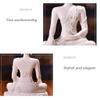 QQWW Buddha Statue Zen Buddha Meditating Peace Harmony Statue Sandstone Sitting Buddha Home Decor Crafts Creative Gift (Color : White) view 3