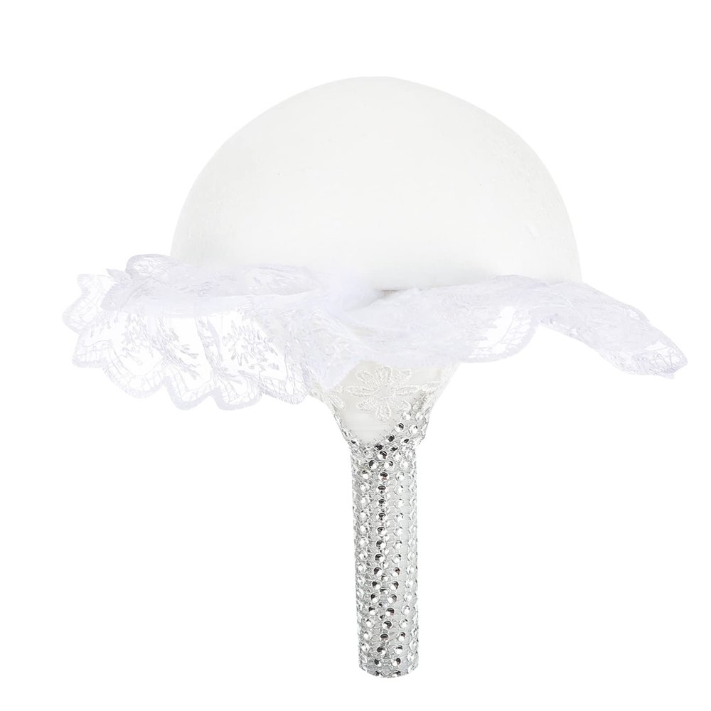 NUOBESTY Bouquet Holder Foam Floral Handle Wedding Bridal Bouquet Holder DIY Floral Foam Kit Parts