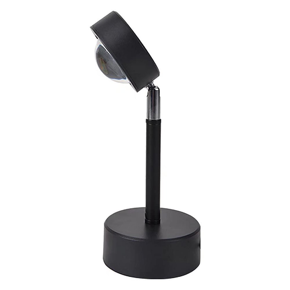 SJZD Projection Light, LED Atmosphere Light, 90 Front and Back Rotating Rainbow Light, USB Interface, Used in Bedroom, Living Room (Sunset red)