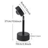 SJZD Projection Light, LED Atmosphere Light, 90 Front and Back Rotating Rainbow Light, USB Interface, Used in Bedroom, Living Room (Sunset red) view 2