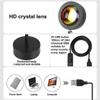 SJZD Projection Light, LED Atmosphere Light, 90 Front and Back Rotating Rainbow Light, USB Interface, Used in Bedroom, Living Room (Sunset red) view 4