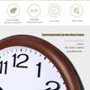 BcofoA Large Round Wall Clock Living Room Bedroom Office Clock Mute Simple Modern Quartz Clock (Color : Brown) view 3