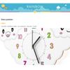 BcofoA Cartoon Creative Wall Clock Kindergarten Cute Rainbow Simple Fun Fashion Clock Childrens Room Bedroom Mute Clock (Color : A Large) view 3
