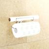 DOITOOL Kitchen Paper Towel Holder Roll Adhesive Stick Wall-Mounted Towel Rack Space-Saving Design view 2
