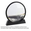 3d Dynamic Sand Art Liquid Motion, Moving Sand Art Picture Quicksand Painting with Glass Moving Desktop Art for Home Office Decoration(Black) view 2