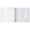 C.R. Gibson QP12-24440 Bloom Pocket Page Recipe Card Book Binder with Recipe Index Cards, 8.5" W x 9.35" L, Multicolor, 73pcs view 4