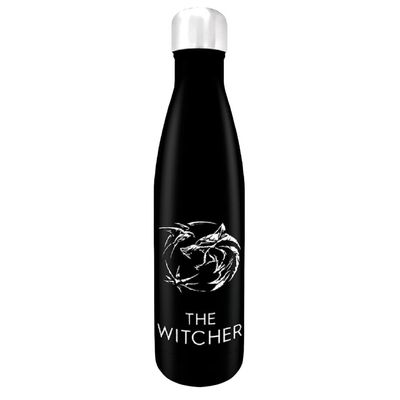 Pyramid The Witcher Water Bottle (Sigils Design) 540ml Metal Water Bottle, Women and Girls Water Bottle, Men and Boys Water Bottle - Official Merchandise