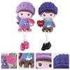 ABOOFAN 2 Pcs Hanging Feet Couple Doll Couple Garden Sculpture Decor Desk Topper Valentines Day Statue Boys Suit Miniature Figurines Doll Resin The Lover Lovers view 3