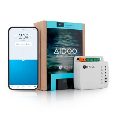 AIRZONE | Aidoo Pro Air Conditioner Control | Compatible with FUJITSU GEN2 | Integration in New and Old Systems | Inverter/VRF | Home Automation | Wi-Fi |AZAI6WSPFU2