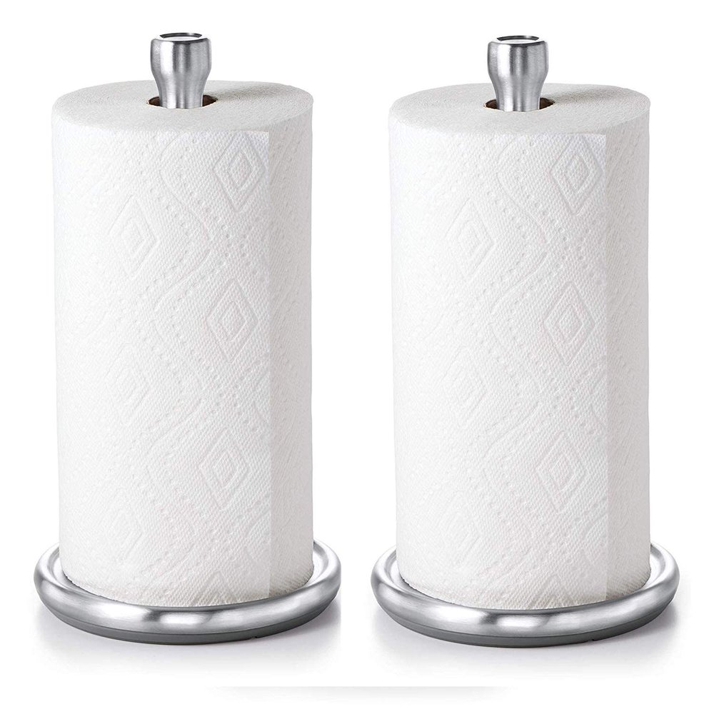 OXO Good Grips Steady Kitchen Paper Towel Holder, 2-Pack