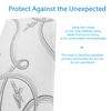 FoamRush 7" x 28" x 72" Bunk, Soft, Fitted, Zippered Mattress Cover Replacement, Premium Cotton, Waterproof, Non Skid Bottom, Mattress Pad Cover, Mattress Not Included view 4