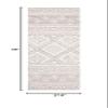 SAFAVIEH Micro-Loop Collection Runner Rug - 2'3" x 8', Dark Grey & Ivory, Handmade Moroccan Boho Tribal Wool, Ideal for High Traffic Areas in Living Room, Bedroom (MLP501F) view 2