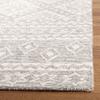 SAFAVIEH Micro-Loop Collection Runner Rug - 2'3" x 8', Dark Grey & Ivory, Handmade Moroccan Boho Tribal Wool, Ideal for High Traffic Areas in Living Room, Bedroom (MLP501F) view 4