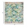 SAFAVIEH Washable Rug Riviera Collection - 4'5" x 6'5", Green & Light Blue, Slip Resistant & Easy to Clean, Ideal for Living Room, Bedroom, Office, Kids Playroom, Dining Space (RIV117Y) view 2