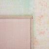 SAFAVIEH Washable Rug Paint Brush Collection - 3'3" x 5'3", Pink & Blue, Slip Resistant & Easy to Clean, Ideal for Living Room, Bedroom, Nursery, Kids Playroom, Dining Space (PTB189U) view 4