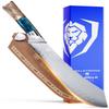 Dalstrong Bull-Nose Butcher Knife - 10 inch - Valhalla Series - 9CR18MOV HC Steel Kitchen Knife - Celestial Resin & Wood Handle - Razor Sharp BBQ Meat Knife Gift - Breaking Knife - Leather Sheath view 1