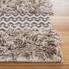 SAFAVIEH Area Rug 8x10 - Natura Collection - Large - Grey & Ivory, Flat Weave Cotton, Ideal for Living Room, Bedroom, Dining Space (NAT929F) view 2