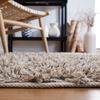 SAFAVIEH Area Rug 8x10 - Natura Collection - Large - Grey & Ivory, Flat Weave Cotton, Ideal for Living Room, Bedroom, Dining Space (NAT929F) view 3