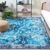 SAFAVIEH Washable Rug Riviera Collection - 4'5" x 6'5", Navy & Light Blue, Slip Resistant & Easy to Clean, Ideal for Living Room, Bedroom, Office, Kids Playroom, Dining Space (RIV117N) view 1
