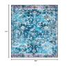 SAFAVIEH Washable Rug Riviera Collection - 4'5" x 6'5", Navy & Light Blue, Slip Resistant & Easy to Clean, Ideal for Living Room, Bedroom, Office, Kids Playroom, Dining Space (RIV117N) view 2