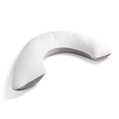 Bedgear Full Body Pillow - U-Shaped Design Ideal for Multiple Sleeping Positions - Provides Cooling and Conforming Support for Pregnant Women - Dual-Sided Washable and Removable Cover - 54" x 15"