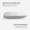 Bedgear Full Body Pillow - U-Shaped Design Ideal for Multiple Sleeping Positions - Provides Cooling and Conforming Support for Pregnant Women - Dual-Sided Washable and Removable Cover - 54" x 15" view 4