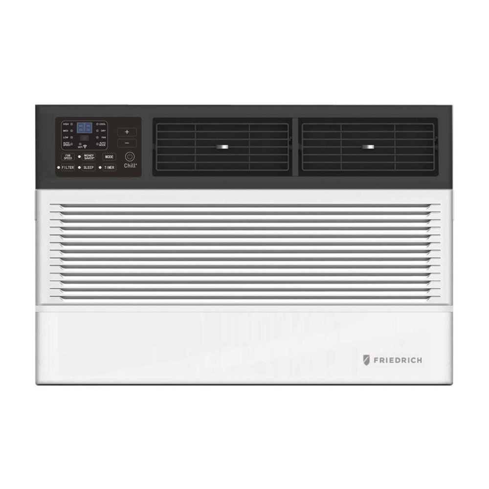 Friedrich CCF10B10A Chill Premier Air Conditioner with 10000 BTU Cooling Capacity; 3 Fan Speeds and 24 Hour Timer; QuietMaster Technology; Remote Control; in White