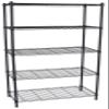 BIRDROCK HOME 5-Tier Wire Shelving, Flat Black, Heavy Duty Shelf, Wide Adjustable Rack Unit, Kitchen Storage view 1