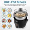 Aroma Housewares 1.5Qt. Rice & Grain Cooker (ARC-363NGB),Black,6-Cup Cooked / 3-Cup Uncooked view 2