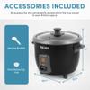 Aroma Housewares 1.5Qt. Rice & Grain Cooker (ARC-363NGB),Black,6-Cup Cooked / 3-Cup Uncooked view 4