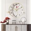 BcofoA Wall Clock Silent Non-Ticking Chinese Ancient Rhyme Fashion Art Mute Wall Clock Home Living Room Dining Room Decoration Clock Wall Hanging Ethnic Style Clock.(Style 1,10in/25.5cm) view 3