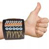 Magnetic Wristband with 15 Strong Magnets for Holding Screws Nails Drill Bits Cool Gadgets Tool Belts Fits All Wrist Weird Birthday for Dad Men Husband Boyfriend Him Engineering view 1