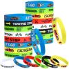 Skylety 24 Pack Race Car Party Favors Race Car Silicone Bracelets Racing Checkered Flag Wristbands Racing Flag Rubber Bracelets Birthday Party Decorations for Sports Events Fitness Dirt Bike Task view 1