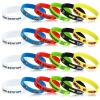 Skylety 24 Pack Race Car Party Favors Race Car Silicone Bracelets Racing Checkered Flag Wristbands Racing Flag Rubber Bracelets Birthday Party Decorations for Sports Events Fitness Dirt Bike Task view 3