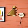 Kalalou NGU1209 Brass Finish Wall Lamp, 12-inch Height view 1