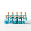 10 Tumbled Blue Topaz Chips Mini Gemstone Bottles Rocks Gems Crystal Specimens view 1