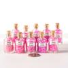 10 Tumbled Pink Rose Quartz Chips Mini Bottles Crystal Rock Gem Specimens Stones view 2