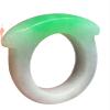 Jadeite Ring, Saddle, Jadeite Ring, Jade Jewelry (Size : Inner diameter18mm) view 1