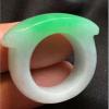 Jadeite Ring, Saddle, Jadeite Ring, Jade Jewelry (Size : Inner diameter18mm) view 2