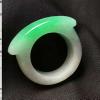Jadeite Ring, Saddle, Jadeite Ring, Jade Jewelry (Size : Inner diameter18mm) view 4