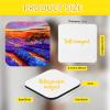 48 Pieces Sublimation Magnet Blanks Personalized Square Refrigerator Magnet and Soft Magnetic Sticker for DIY Craft Microwave, Office, Door Decor, Souvenirs, Gifts (5 x 5 x 0.4 cm) view 2