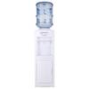 RICA-J Top Loading Water Cooler Dispenser, 5 Gallon Hot & Cold Water Dispenser with Child Safety Lock, Built-in Storage Cabinet Freestanding Water Cooler for Home Office, White (RJ06VWD02B) view 1
