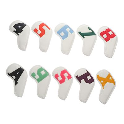 FAVOMOTO 10pcs Golf Putter Sleeve Pu Leather for Gradient Design Easy Against Scratches for Golf Accessories