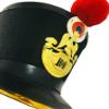 Generic Black Napoleonic Shako Helmet | Adult Unisex Historical Enthusiasts, Adults, Collectors, LARP Participants, Theater Performers view 2