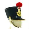 Generic Black Napoleonic Shako Helmet | Adult Unisex Historical Enthusiasts, Adults, Collectors, LARP Participants, Theater Performers view 3