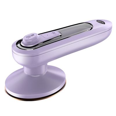 Handheld Garment Steamer Household Fabric Steam Iron 100ml Mini Portable Vertical Fast-Heat For Clothes Ironing (Purple)
